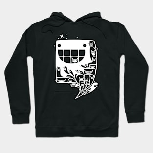 Happy Inside - 1-Bit Oddity - White Version Hoodie